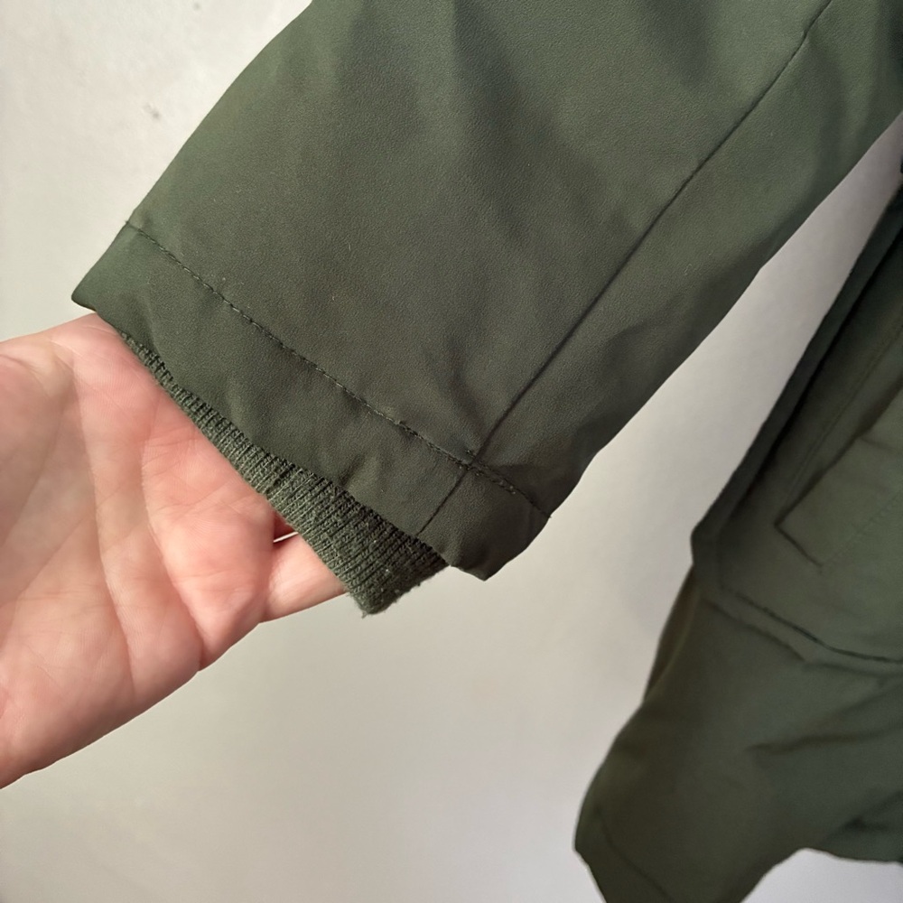 MICHAEL Michael Kors Down Filled Hooded Anorak Coat Parka Olive‎ Green Size S - Picture 4 of 16